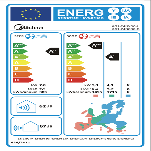 MIDEA EXTREME SAVE ENERGY 24