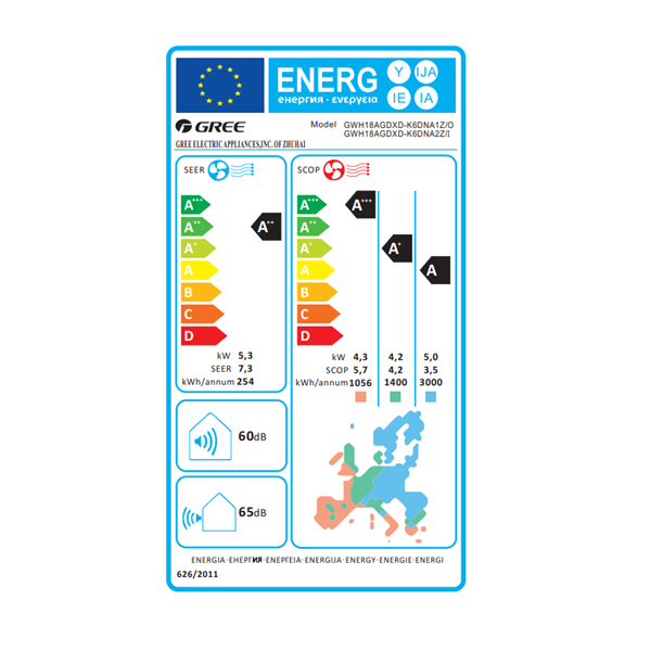 GREE AURA ENERGY LABEL 18