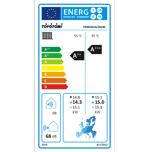 TOYOTOMI ATRIA R290 3 16KW 1PH