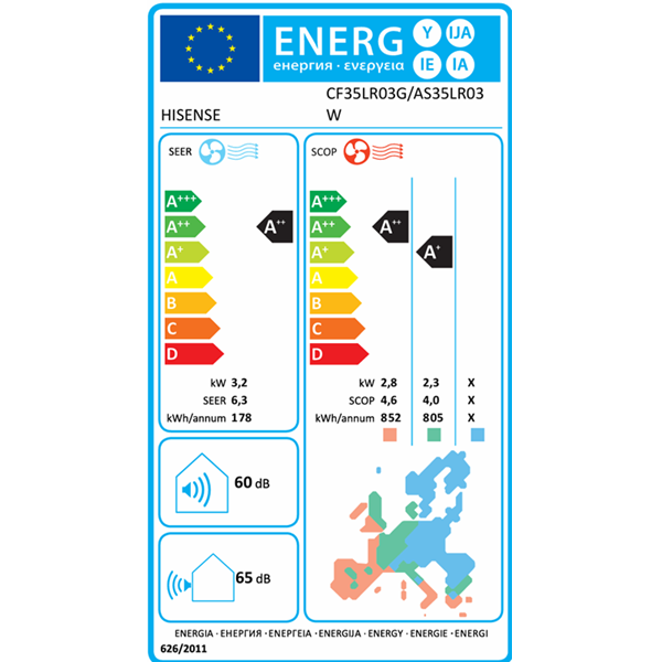 HISENSE HI SMART ENERGY LABEL 12